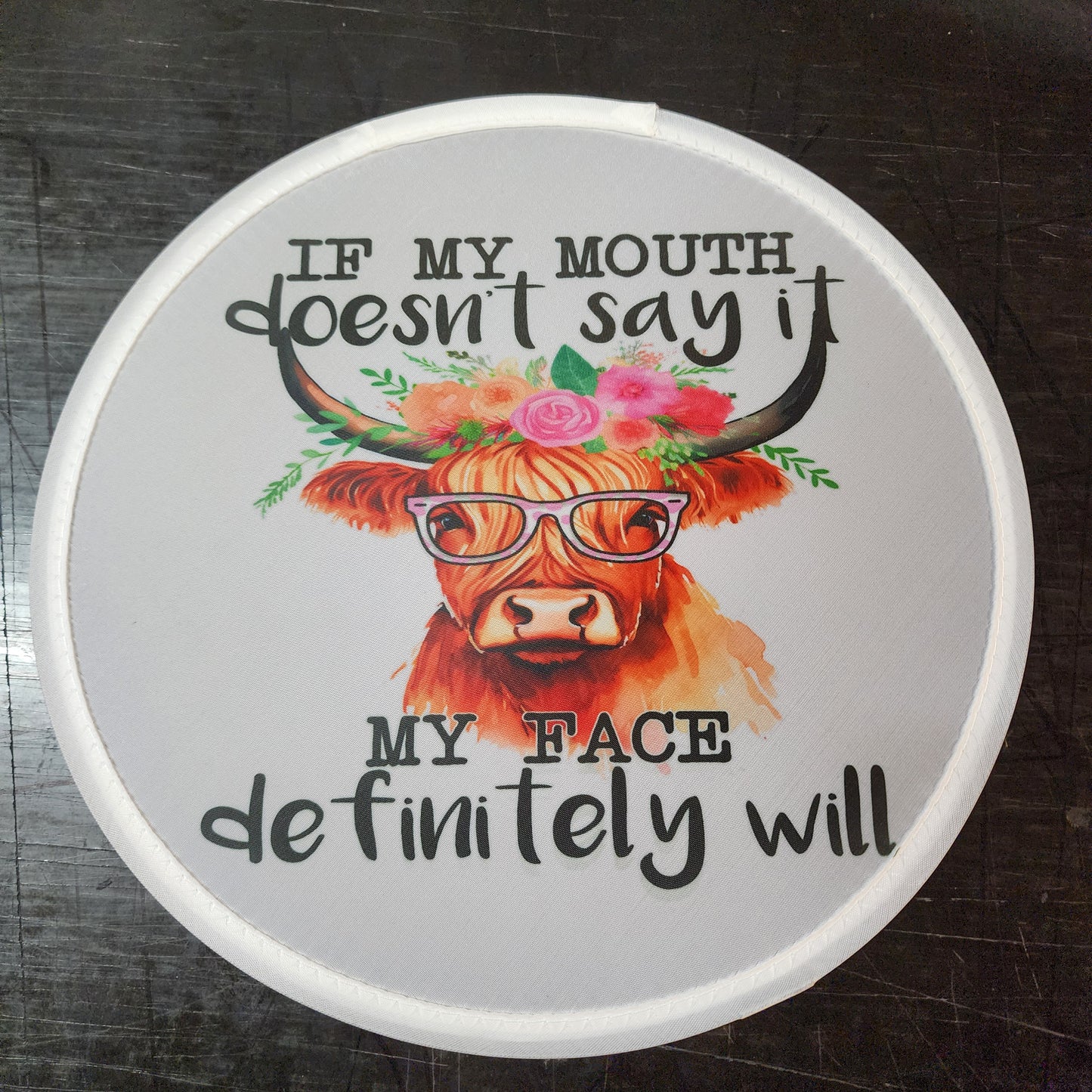 If my mouth doesn't say it
