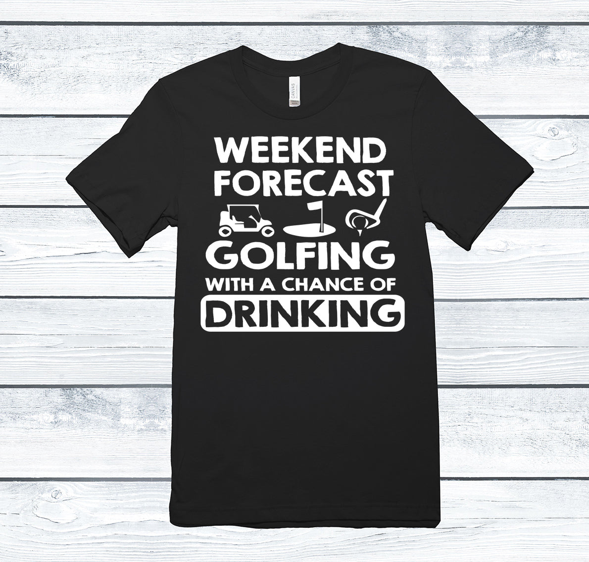 Weekend forecast of golfing - with a chance of drinking