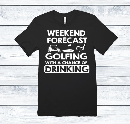 Weekend forecast of golfing - with a chance of drinking