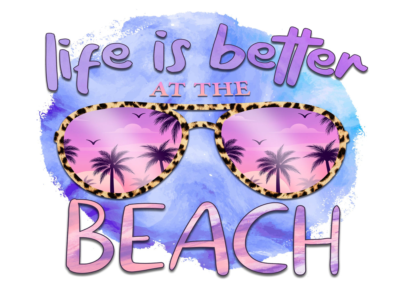 Tumbler 20oz/590ml - Life is better at the beach