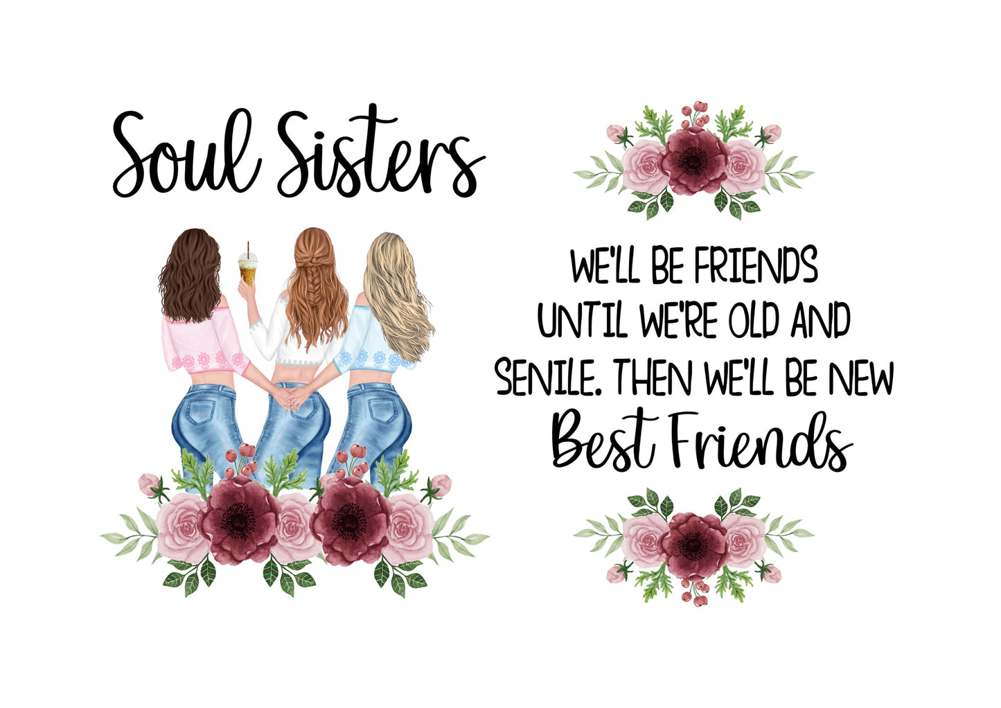 Tumbler 20oz/590ml - Soul Sisters
